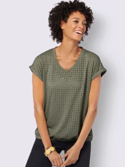 Collection L T-Shirts<T-shirt à manches courtes qualité extensible