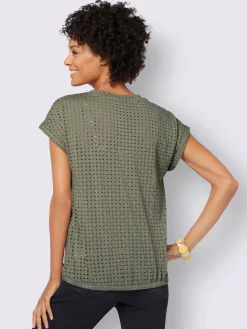 Collection L T-Shirts<T-shirt à manches courtes qualité extensible