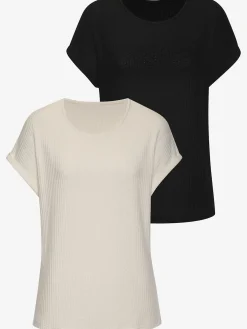 Vivance T-Shirts<T-shirt à manches courtes qualité piqué ultra-douce