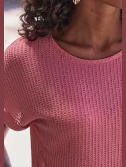 Vivance T-Shirts<T-shirt à manches courtes qualité piqué ultra-douce