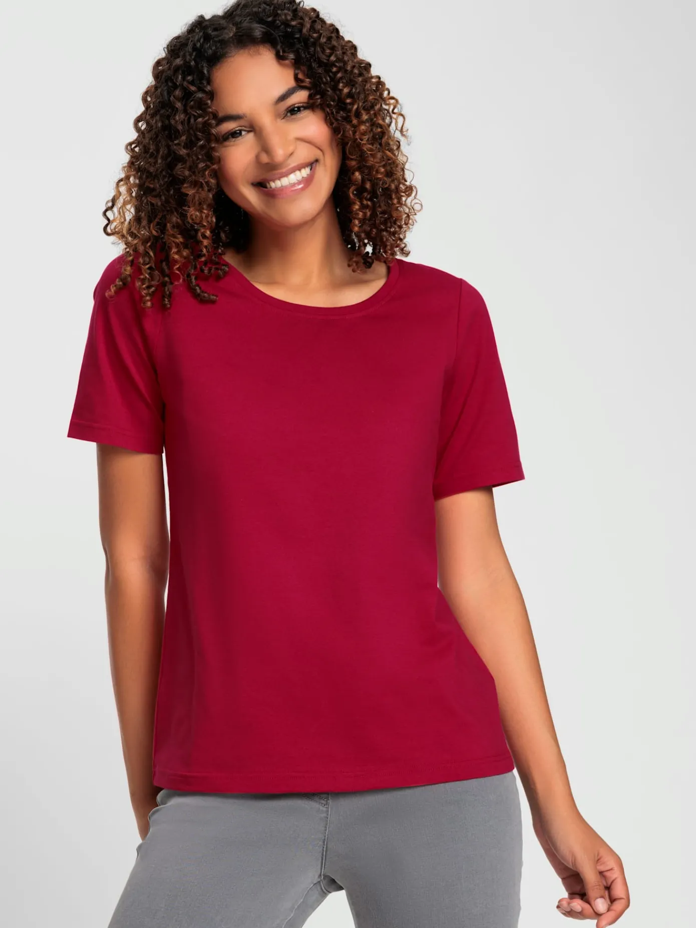 Collection L T-Shirts<T-shirt à manches courtes qualité coton