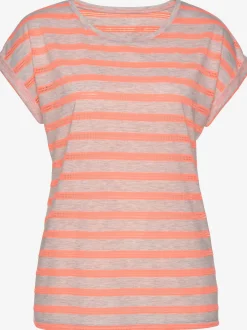 Vivance T-Shirts<T-shirt à manches courtes rayures sportives