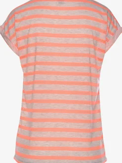 Vivance T-Shirts<T-shirt à manches courtes rayures sportives