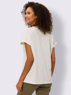 Linea Tesini T-Shirts<T-shirt à manches courtes ruban à l'encolure