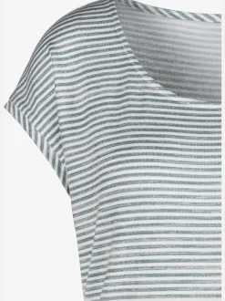 Vivance T-Shirts<T-shirt à manches courtes rayures chinées discrètes