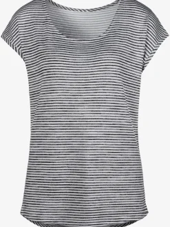 Vivance T-Shirts<T-shirt à manches courtes rayures chinées discrètes