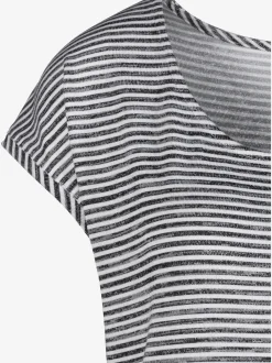 Vivance T-Shirts<T-shirt à manches courtes rayures chinées discrètes