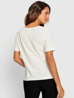 T-Shirts<T-shirt à manches courtes superbe broderie