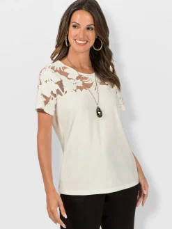 Fair Lady Tenues De Cérémonie|T-Shirts<T-shirt à manches courtes superbe qualité dévorée