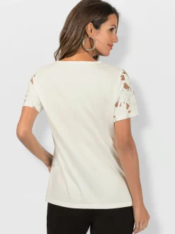 Fair Lady Tenues De Cérémonie|T-Shirts<T-shirt à manches courtes superbe qualité dévorée