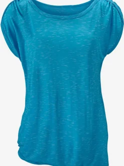 LASCANA T-Shirts<T-shirt à manches courtes superbes fronces aux épaules