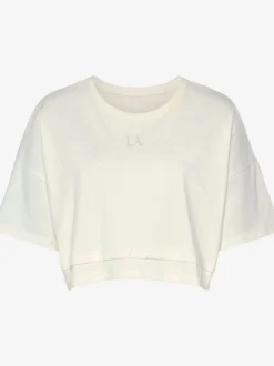 LASCANA T-Shirts<T-shirt à manches courtes t-shirt court à la coupe ample