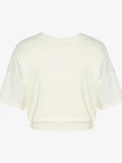 LASCANA T-Shirts<T-shirt à manches courtes t-shirt court à la coupe ample