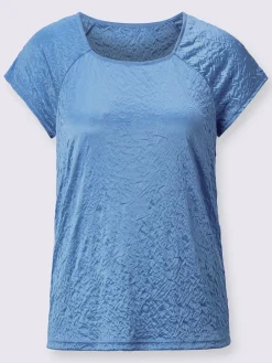 Creation L Tenues De Cérémonie|T-Shirts<T-shirt à manches courtes tissu structuré de qualité