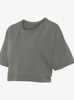 LASCANA T-Shirts<T-shirt à manches courtes t-shirt court à la coupe ample