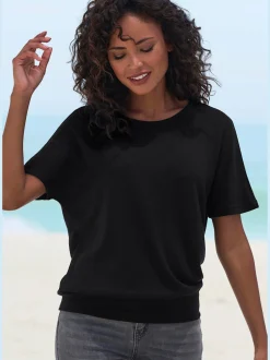 Vivance T-Shirts<T-shirt à manches courtes tricot fin particulièrement doux