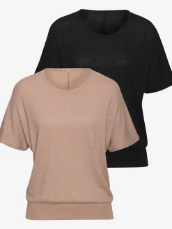 Vivance T-Shirts<T-shirt à manches courtes tricot fin particulièrement doux