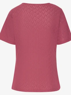 Vivance T-Shirts<T-shirt à manches courtes tricot fin ajouré