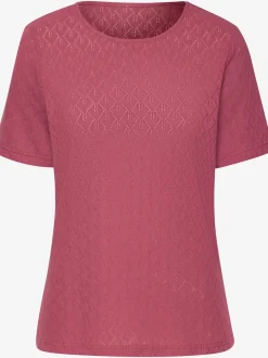 Vivance T-Shirts<T-shirt à manches courtes tricot fin ajouré