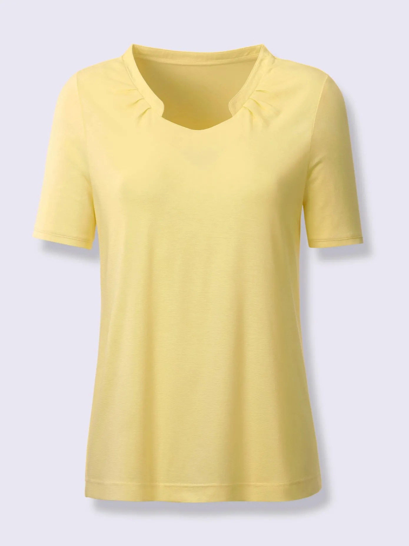 T-Shirts<T-shirt à manches courtes viscose douce et fluide