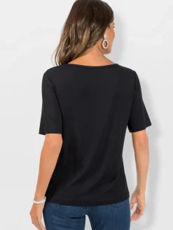 T-Shirts<T-shirt à manches courtes viscose