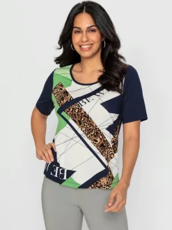 T-Shirts<T-shirt à manches courtes viscose