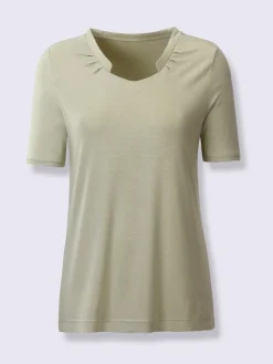 T-Shirts<T-shirt à manches courtes viscose douce et fluide