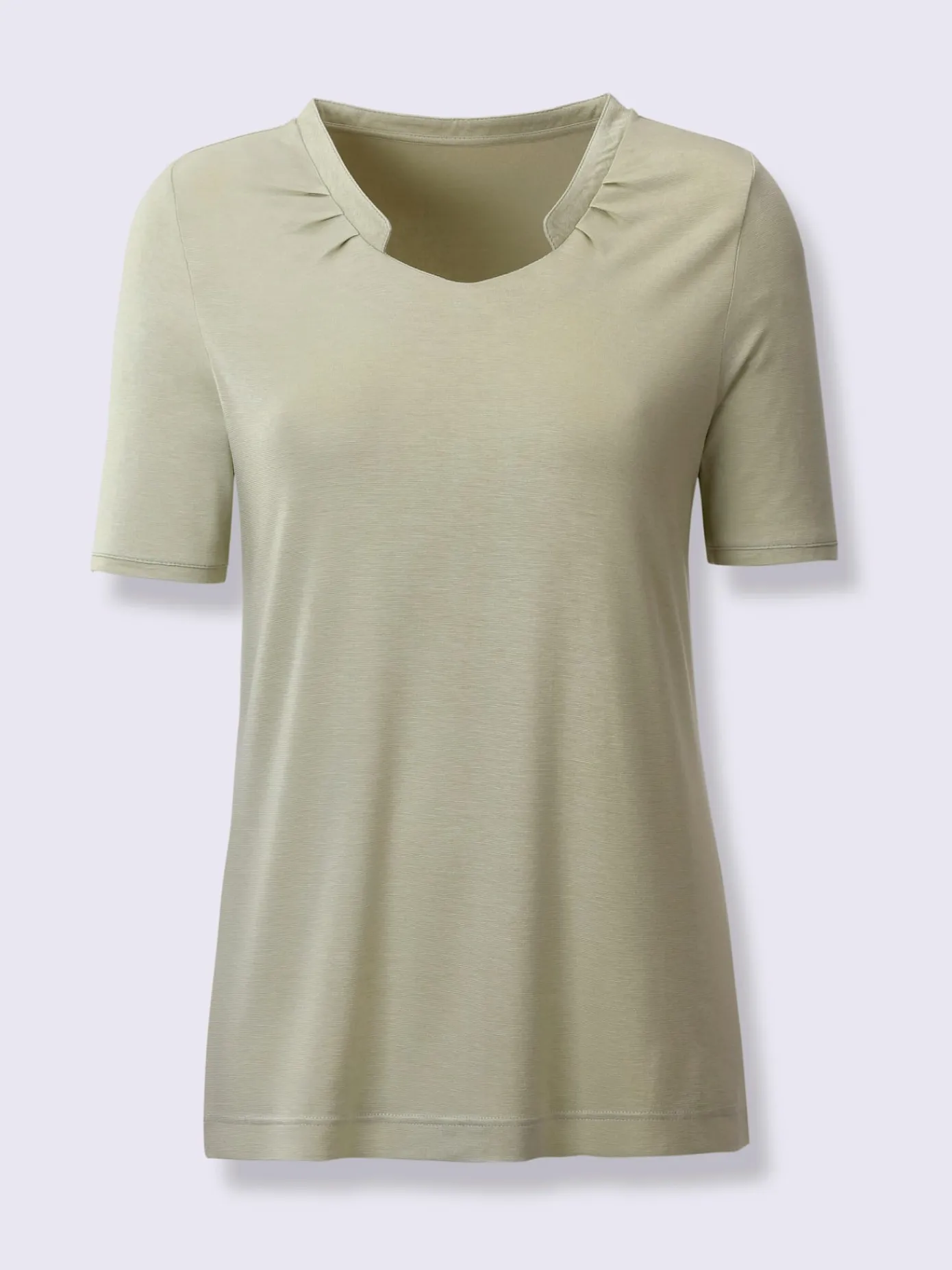 T-Shirts<T-shirt à manches courtes viscose douce et fluide