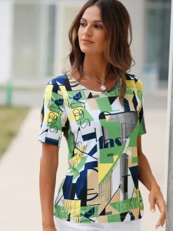 T-Shirts<T-shirt à manches courtes viscose