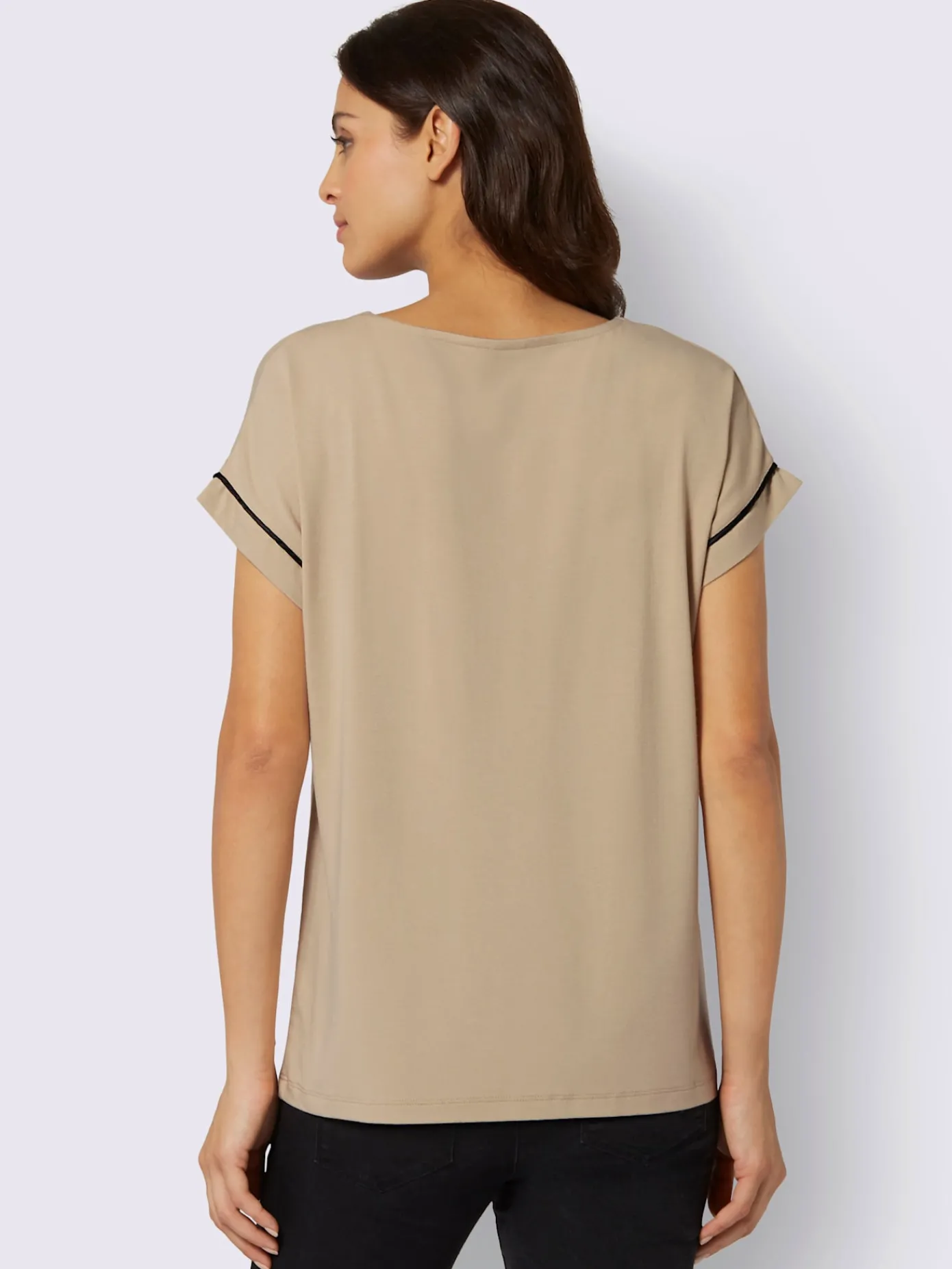 T-Shirts<T-shirt à manches courtes viscose