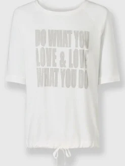 Rick Cardona T-Shirts<T-shirt à manches courtes viscose douce et fluide