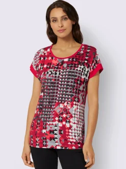 T-Shirts<T-shirt à manches courtes viscose