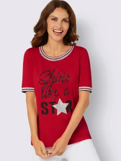 T-Shirts<T-shirt à manches courtes viscose