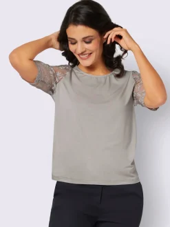 Creation L T-Shirts<T-shirt à manches courtes viscose