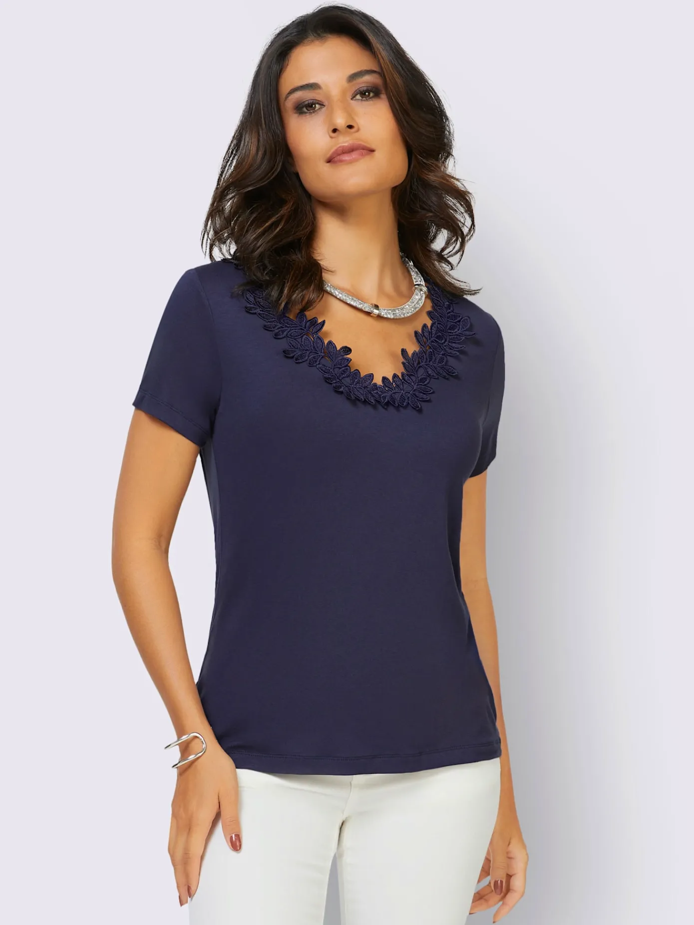 Creation L Tenues De Cérémonie|T-Shirts<T-shirt à manches courtes viscose