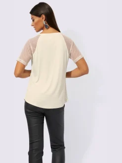 Creation L T-Shirts<T-shirt à manches courtes viscose