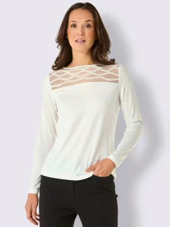 CREATION L PREMIUM T-Shirts<T-shirt à manches longues 96% lyocell (tencel)