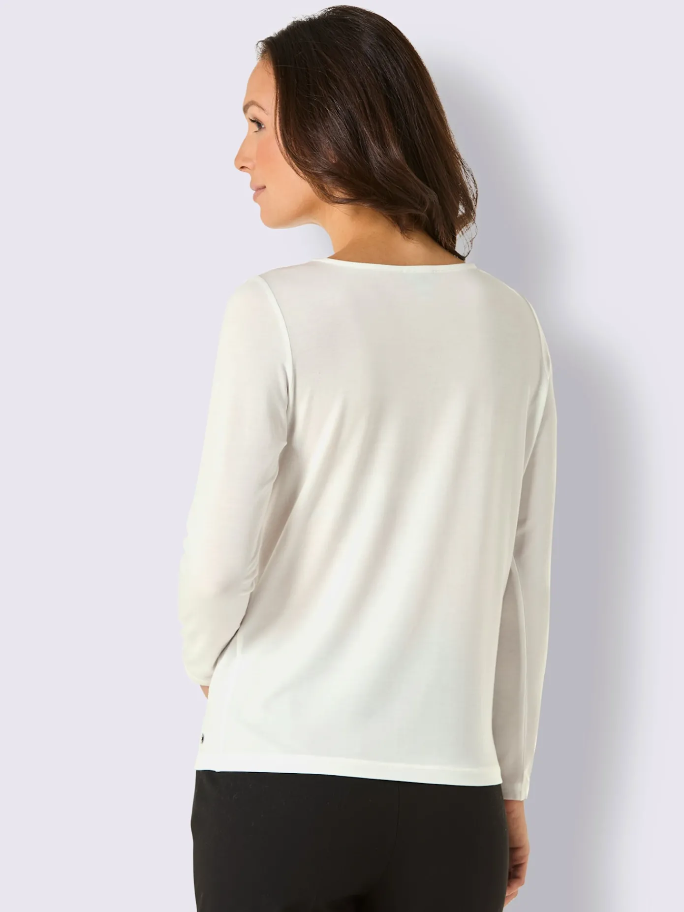 CREATION L PREMIUM T-Shirts<T-shirt à manches longues 96% lyocell (tencel)