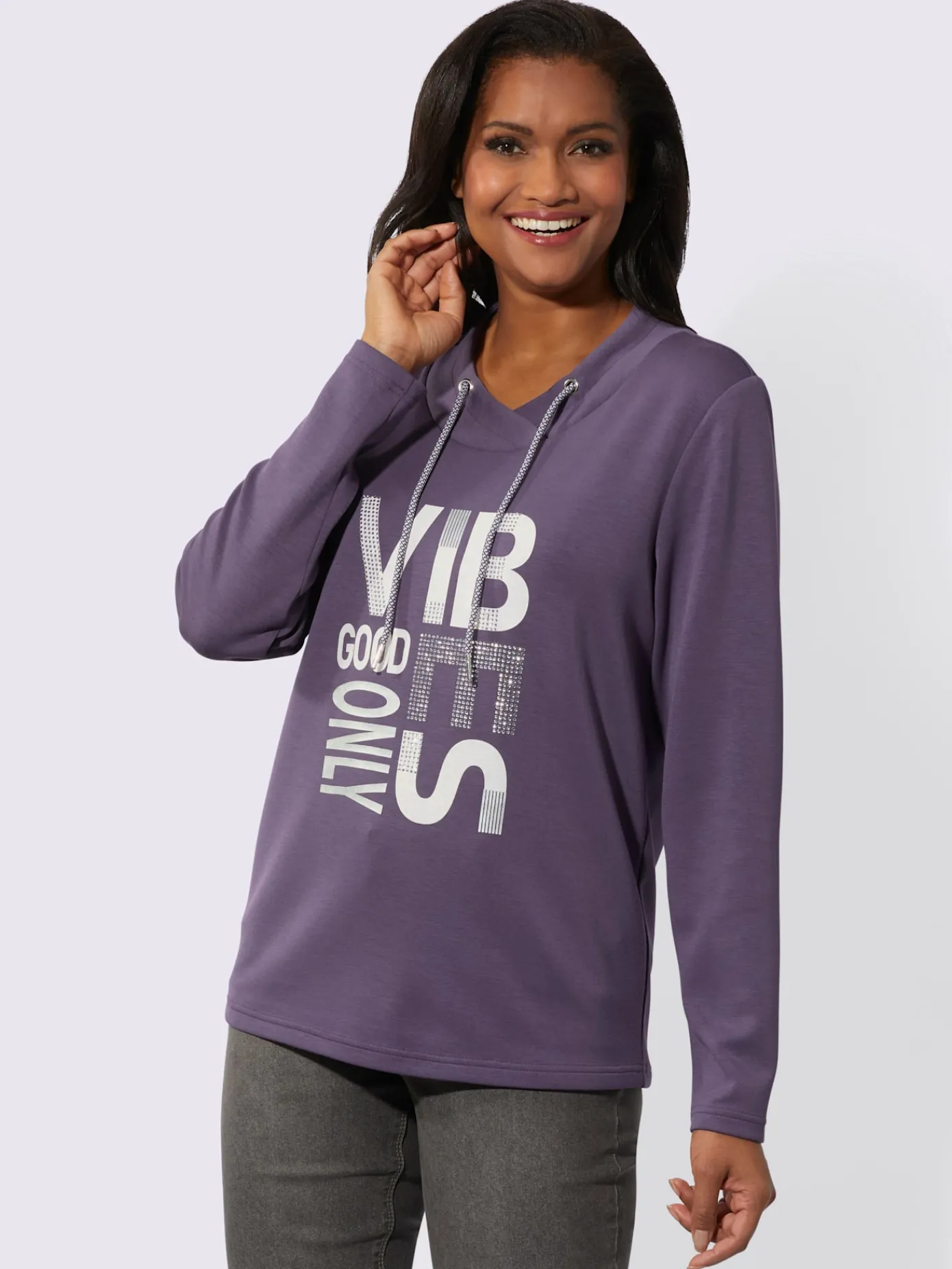 T-Shirts<T-shirt à manches longues 50% modal