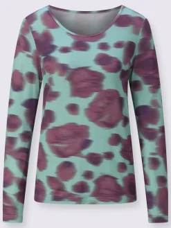 Creation L T-Shirts<T-shirt à manches longues 95% viscose (ecovero)