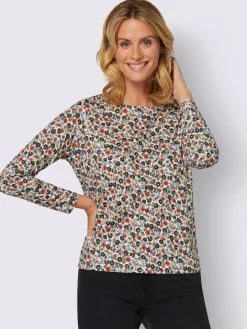 T-Shirts<T-shirt à manches longues 50% coton