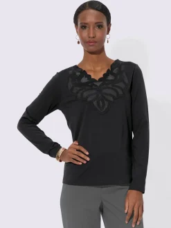 Creation L T-Shirts<T-shirt à manches longues 48% modal