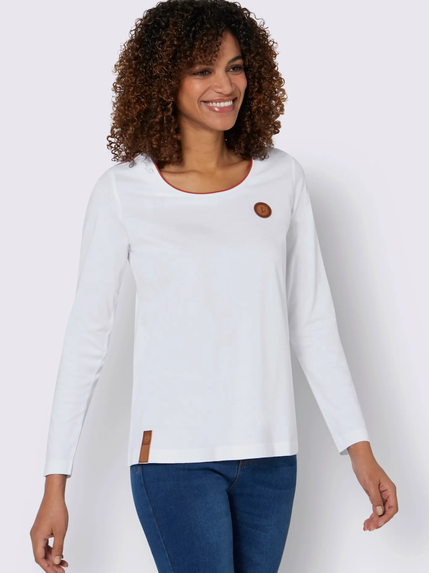 Collection L T-Shirts<T-shirt à manches longues 50% coton