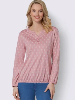 T-Shirts<T-shirt à manches longues 50% coton