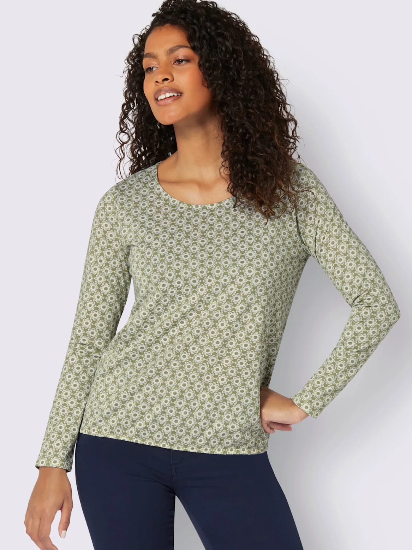 T-Shirts<T-shirt à manches longues 50% coton