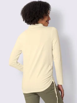 Linea Tesini T-Shirts<T-shirt à manches longues coulisses latérales avec liens à nouer