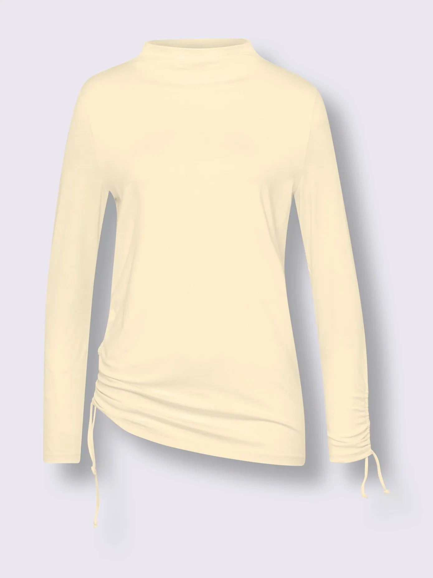 Linea Tesini T-Shirts<T-shirt à manches longues coulisses latérales avec liens à nouer