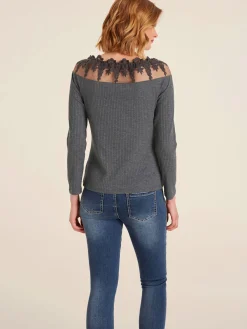 Linea Tesini T-Shirts<T-shirt à manches longues coupe ajustée