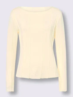 Mandarin T-Shirts<T-shirt à manches longues coutures de séparation