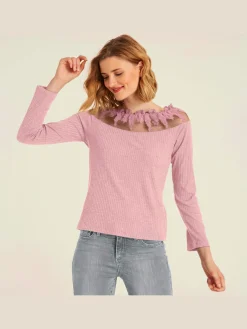 Linea Tesini T-Shirts<T-shirt à manches longues coupe ajustée